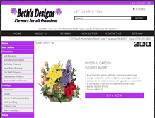 Tablet Screenshot of bethsdesignssyracuse.net